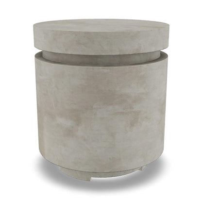 Prism Hardscapes Mod 20" Natural Round Concrete Propane Tank Enclosure