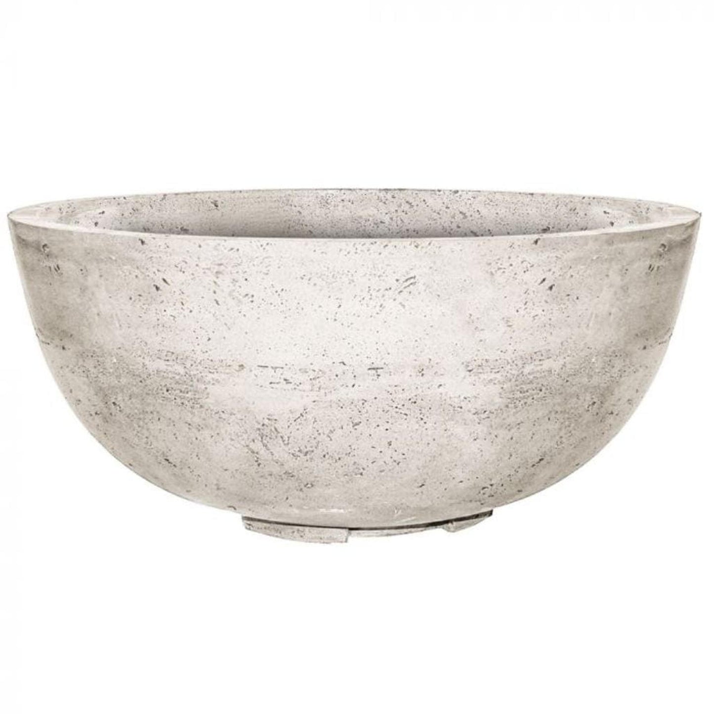 Prism Hardscapes Moderno 1 39" Natural Round Concrete Propane Gas Fire Pit Bowl