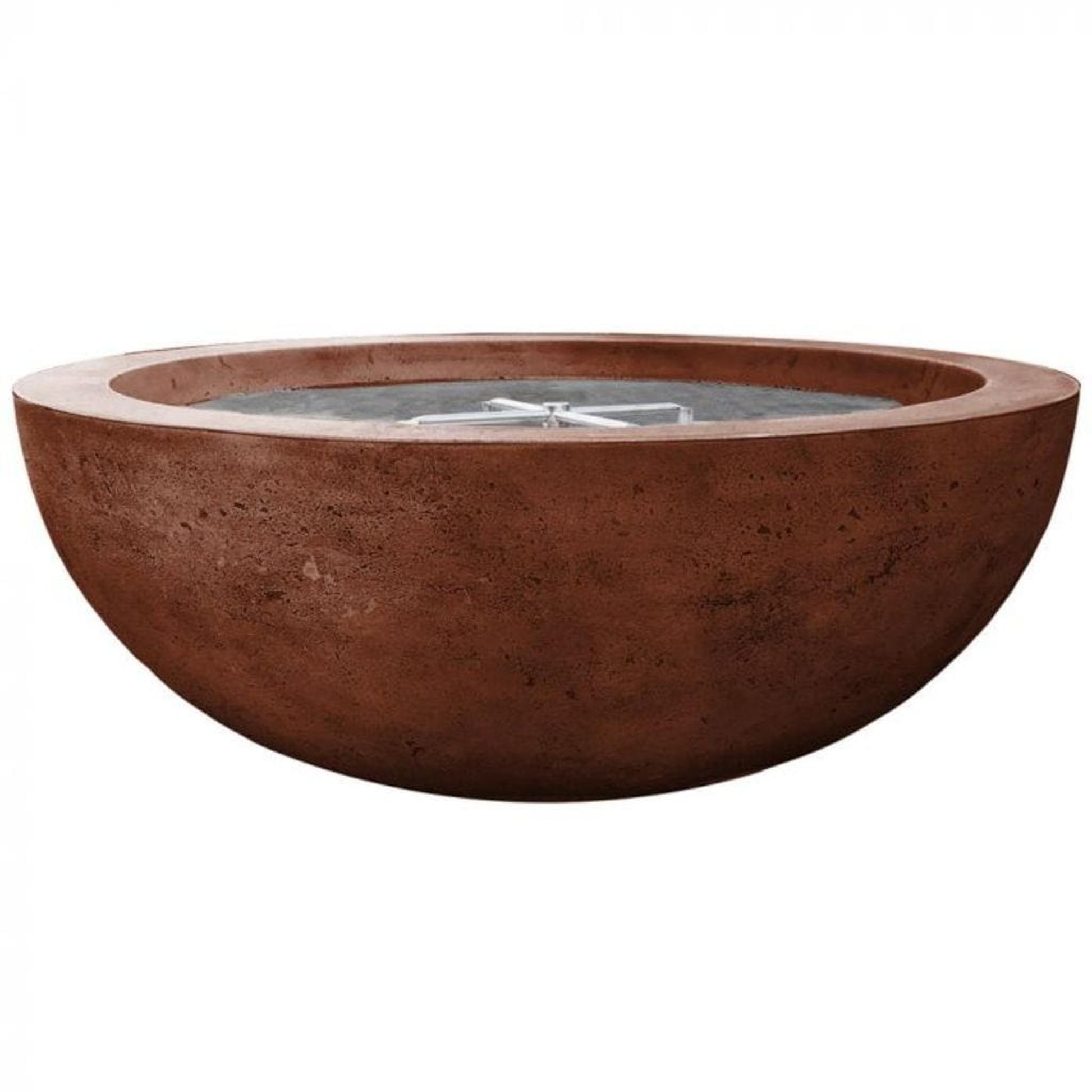 Prism Hardscapes Moderno 5 36" Cafe Round Concrete Natural Gas Fire Pit Bowl