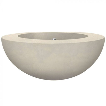 Prism Hardscapes Moderno 5 36" Coastal Round Concrete Natural Gas Fire Pit Bowl