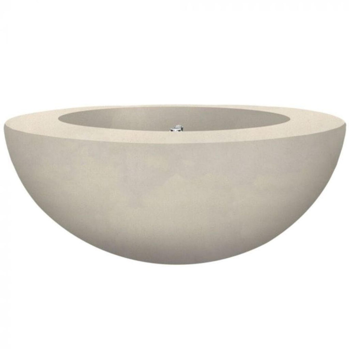 Prism Hardscapes Moderno 5 36" Coastal Round Concrete Propane Gas Fire Pit Bowl