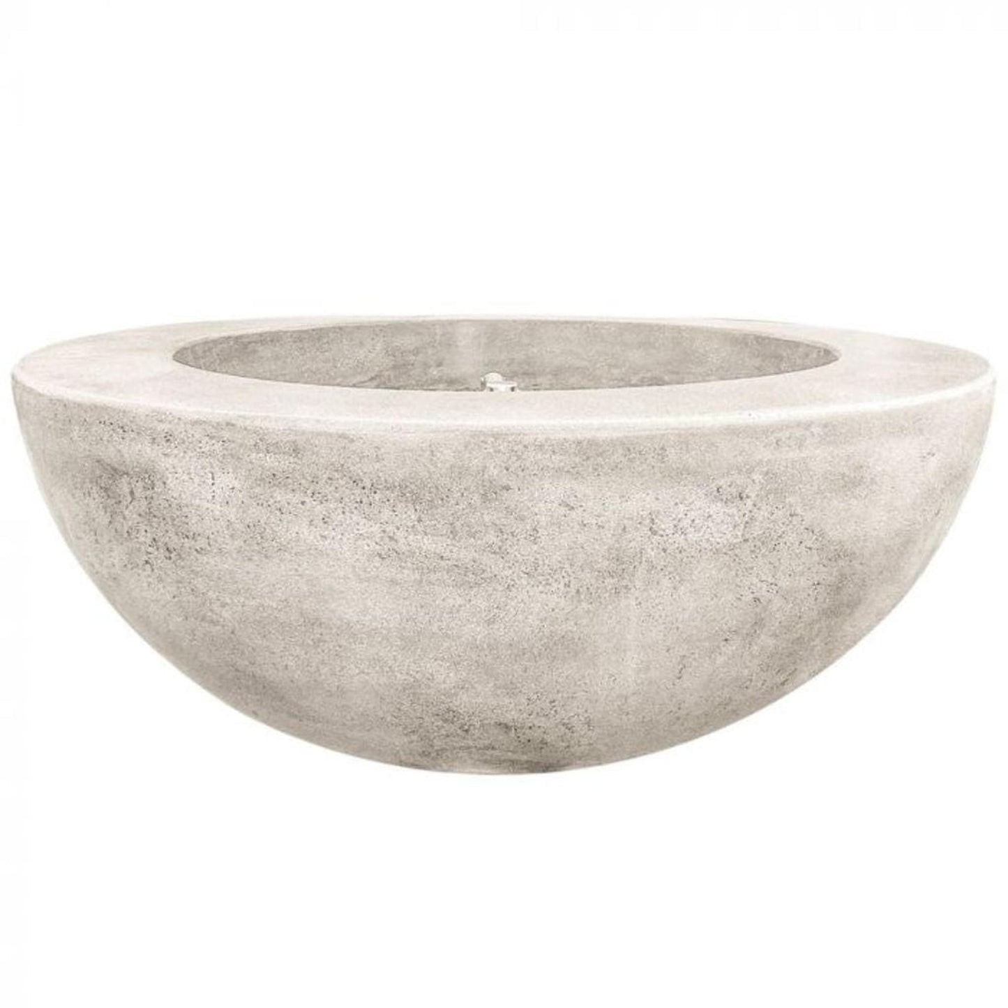 Prism Hardscapes Moderno 5 36" Natural Round Concrete Propane Gas Fire Pit Bowl