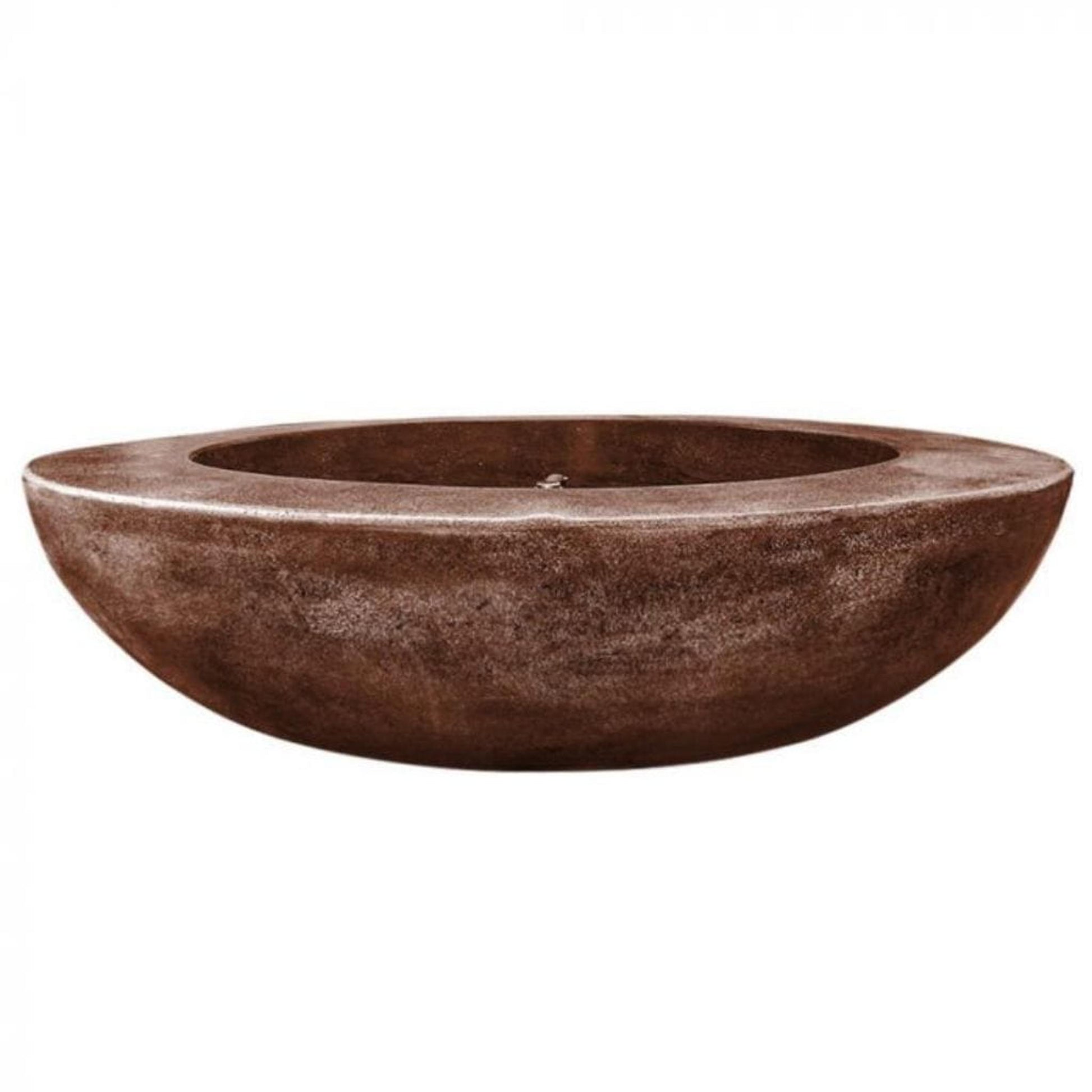 Prism Hardscapes Moderno 70 70" Cafe Round Concrete Propane Gas Fire Pit Bowl