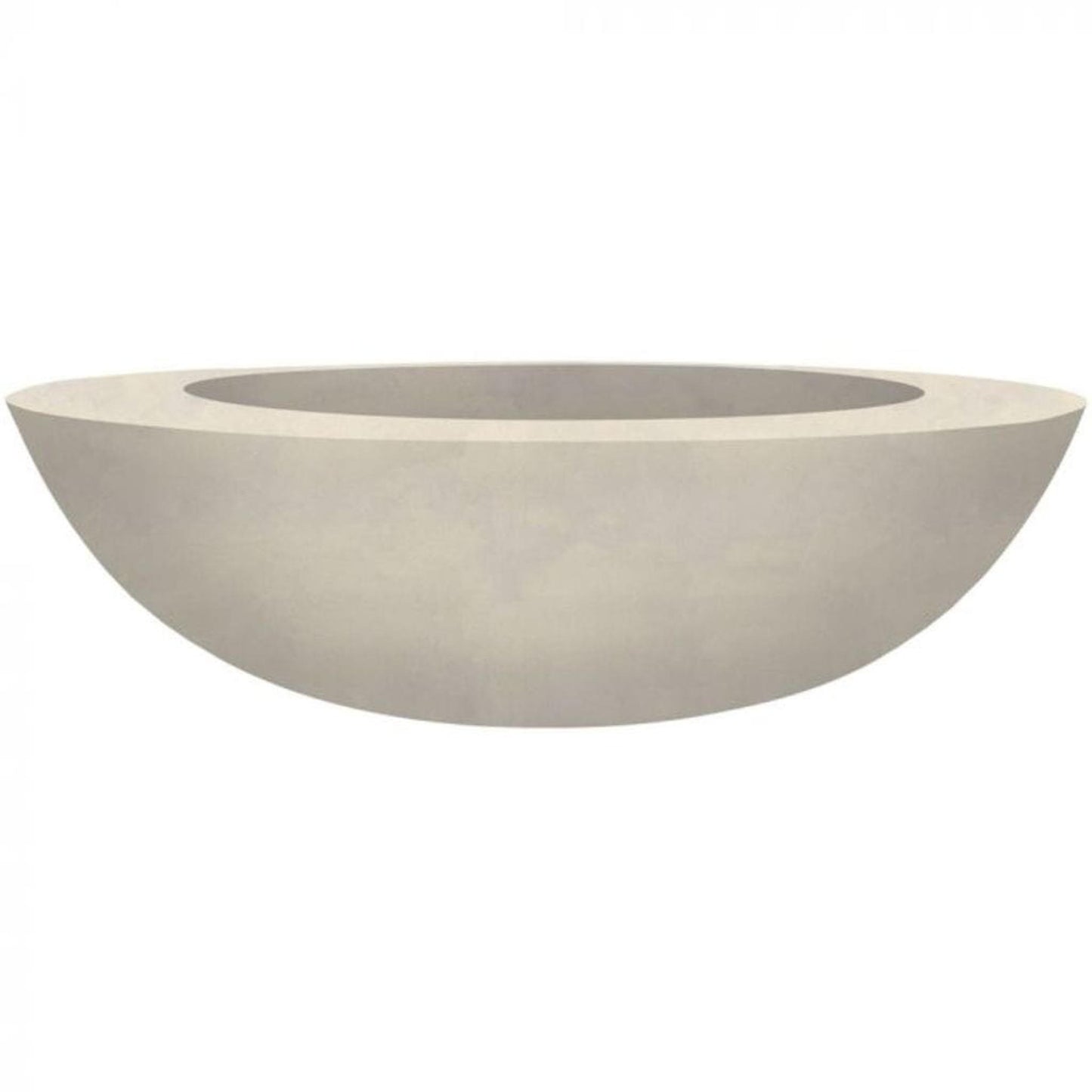 Prism Hardscapes Moderno 70 70" Coastal Round Concrete Propane Gas Fire Pit Bowl