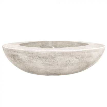 Prism Hardscapes Moderno 70 70" Natural Round Concrete Propane Gas Fire Pit Bowl