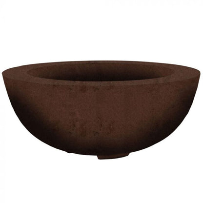 Prism Hardscapes Moderno 8 39" Cafe Round Concrete Propane Gas Fire Pit Bowl