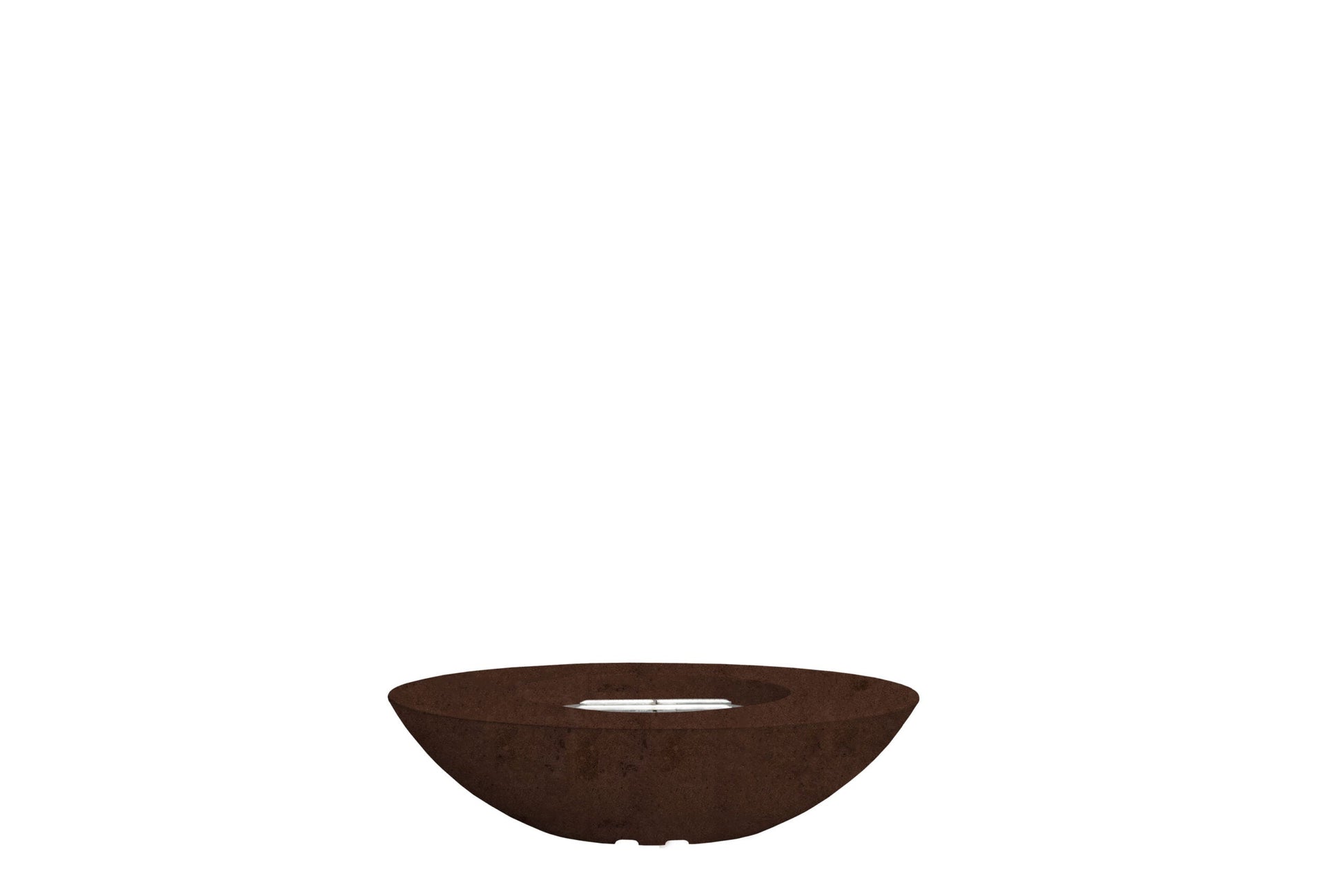 Prism Hardscapes Ovale 60" Cafe Modern Concrete Propane Gas Fire Bowl