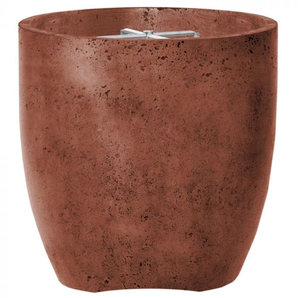 Prism Hardscapes Pentola 2 24" Cafe Round Concrete Propane Gas Fire Pit Bowl