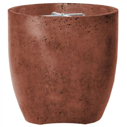 Prism Hardscapes Pentola 2 24" Cafe Round Concrete Propane Gas Fire Pit Bowl
