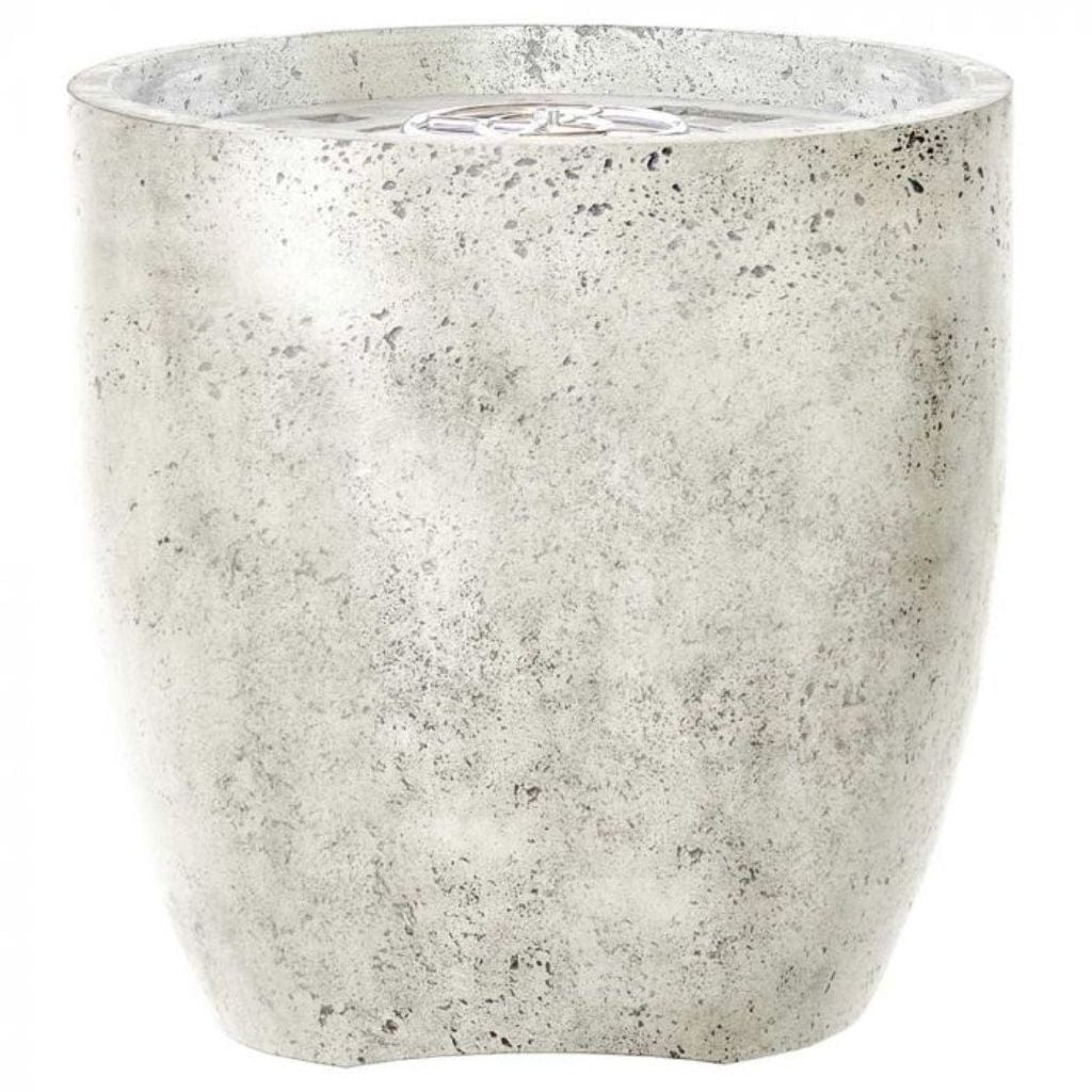 Prism Hardscapes Pentola 2 24" Natural Round Concrete Propane Gas Fire Pit Bowl