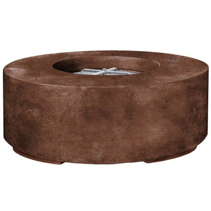 Prism Hardscapes Rotondo 48" Cafe Round Concrete Natural Gas Fire Pit Bowl