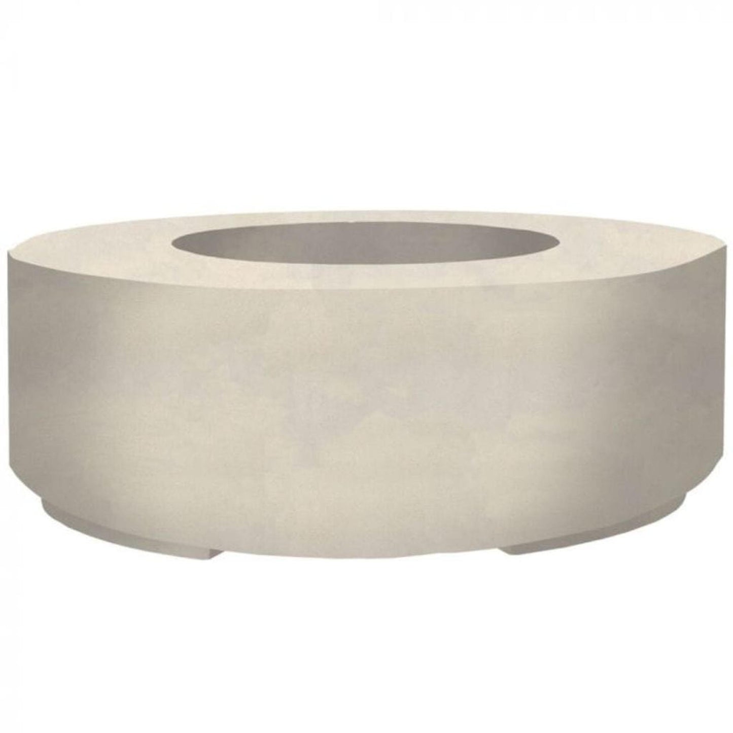 Prism Hardscapes Rotondo 48" Coastal Round Concrete Propane Gas Fire Pit Bowl