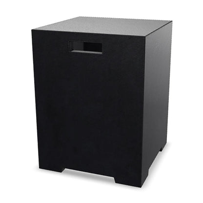 Prism Hardscapes Sausalito 16" Ebony Square Concrete Propane Tank Enclosure
