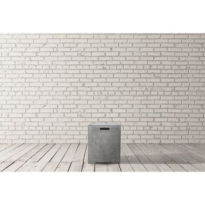 Prism Hardscapes Sausalito 16" Ultra White Square Concrete Propane Tank Enclosure