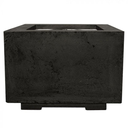 Prism Hardscapes Scatola 2 24" Cafe Square Concrete Propane Gas Fire Pit Table