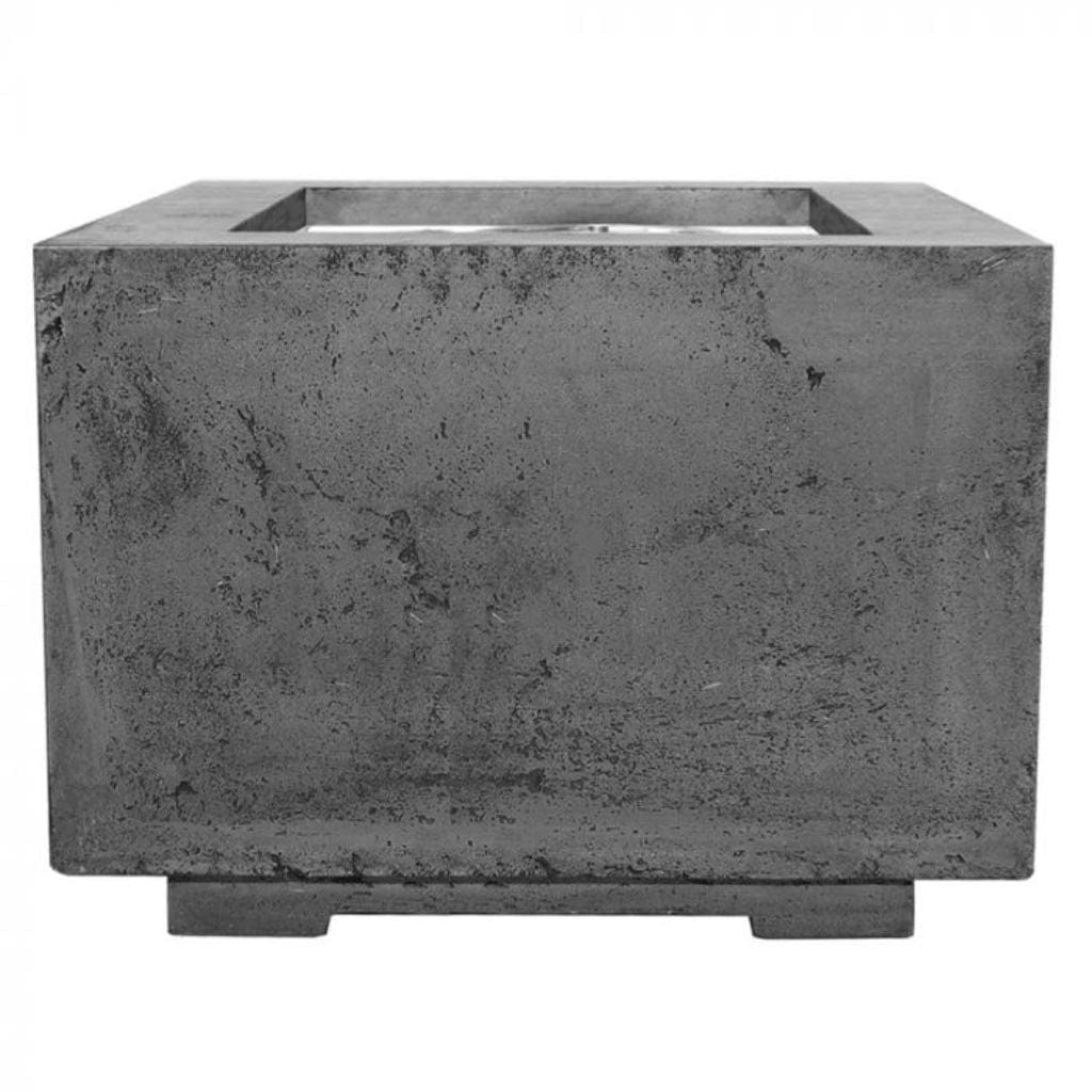 Prism Hardscapes Scatola 2 24" Coastal Square Concrete Propane Gas Fire Pit Table