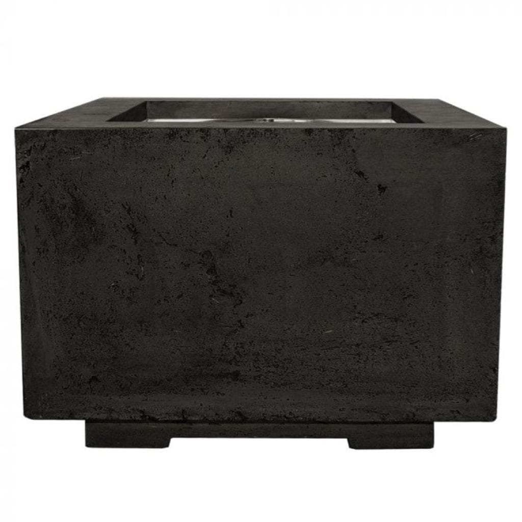 Prism Hardscapes Scatola 2 24" Coastal Square Concrete Propane Gas Fire Pit Table