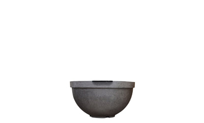 Prism Hardscapes Sorrento 33" Pewter Concrete Water Bowl