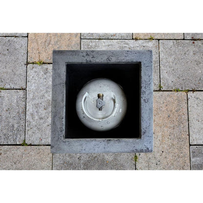 Prism Hardscapes Tav 20" Cafe Square Concrete Propane Tank Enclosure