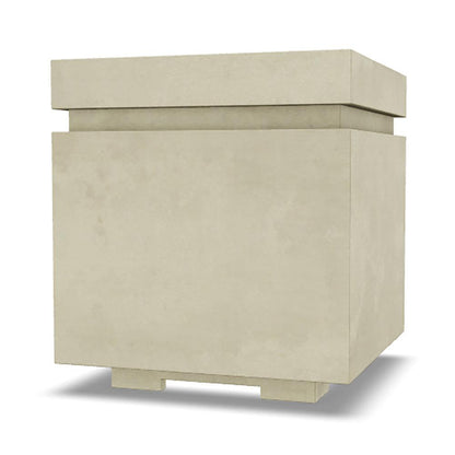 Prism Hardscapes Tav 20" Coastal Square Concrete Propane Tank Enclosure