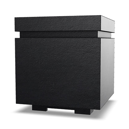 Prism Hardscapes Tav 20" Ebony Square Concrete Propane Tank Enclosure