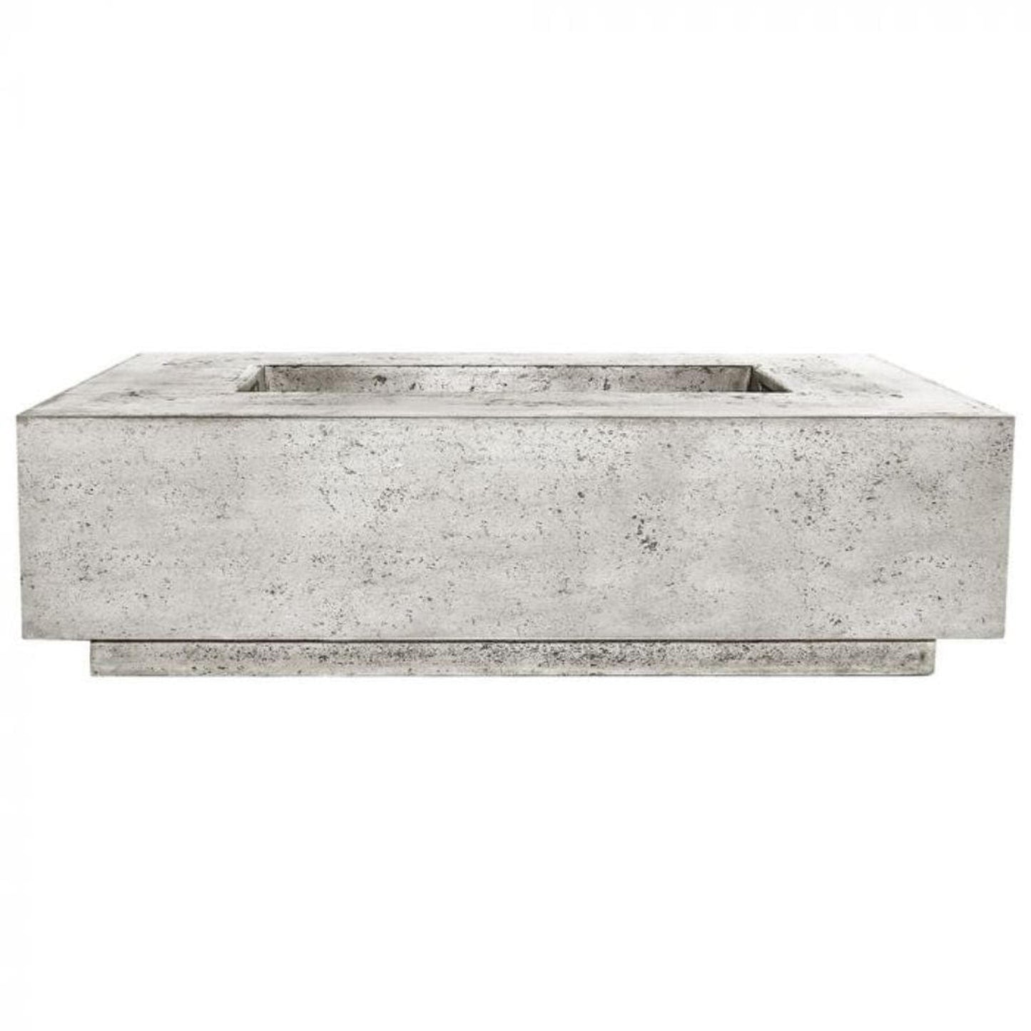 Prism Hardscapes Tavola 1 56" Natural Rectangular Concrete Propane Gas Fire Pit Table