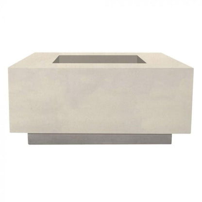 Prism Hardscapes Tavola 2 36" Coastal Square Concrete Natural Gas Fire Pit Table