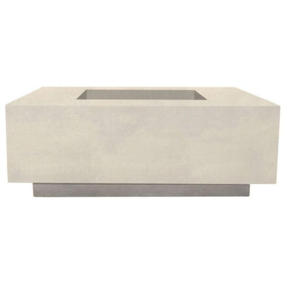 Prism Hardscapes Tavola 3 48" Coastal Square Concrete Propane Gas Fire Pit Table