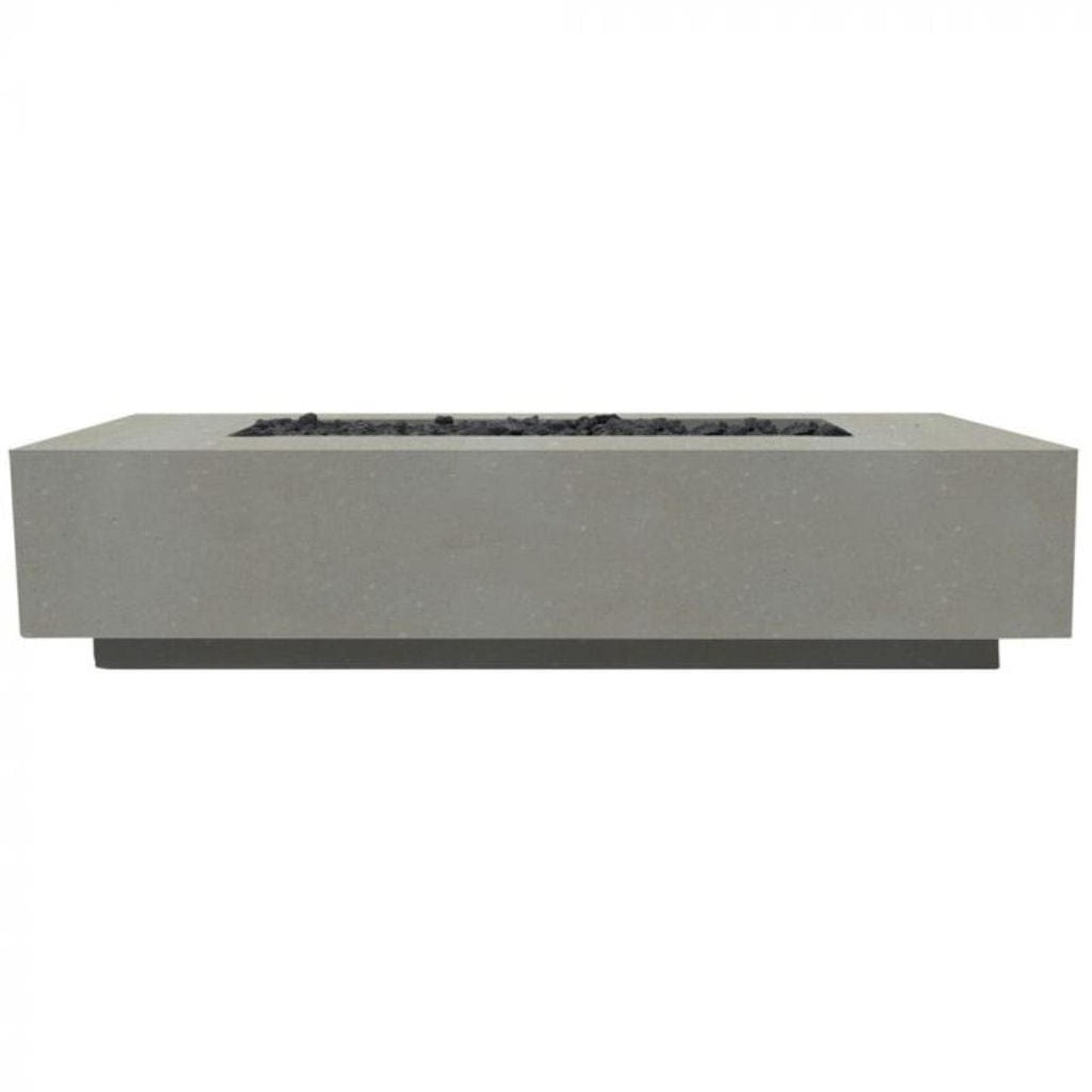 Prism Hardscapes Tavola 72 72" Natural Rectangular Concrete Natural Gas Fire Pit Table