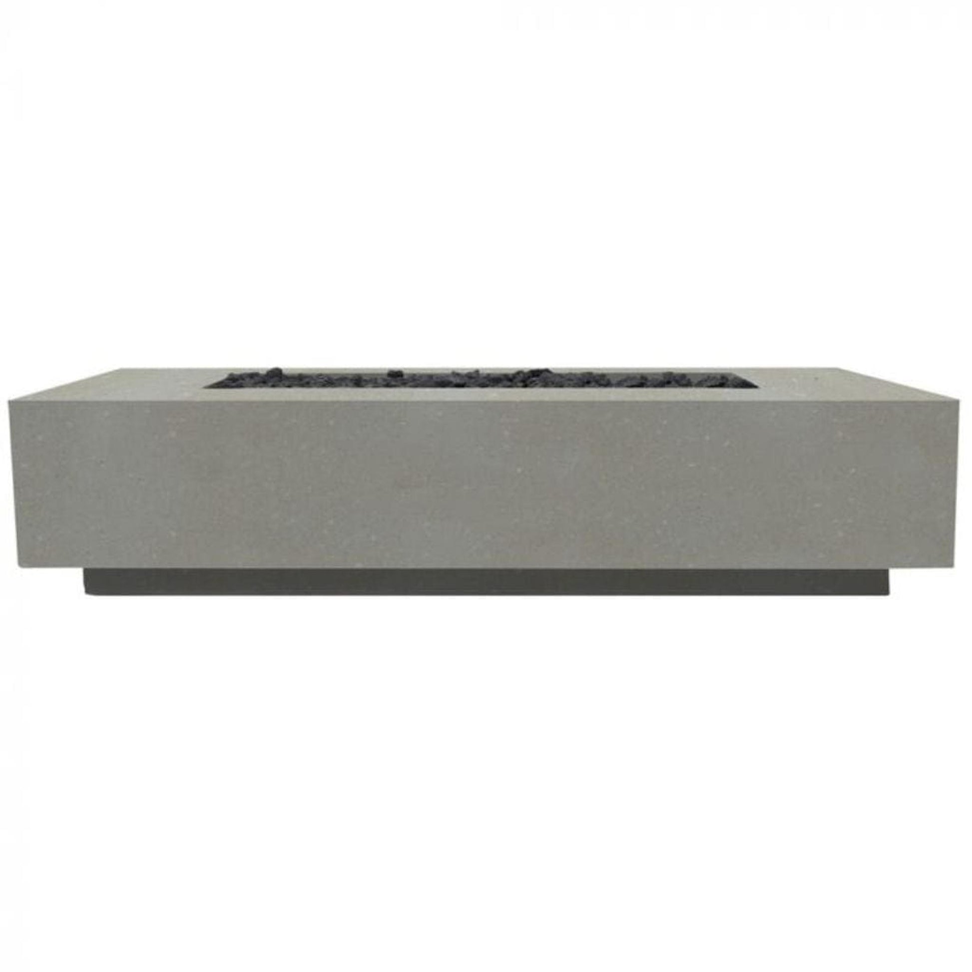 Prism Hardscapes Tavola 72 72" Natural Rectangular Concrete Natural Gas Fire Pit Table