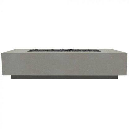 Prism Hardscapes Tavola 72 72" Natural Rectangular Concrete Natural Gas Fire Pit Table