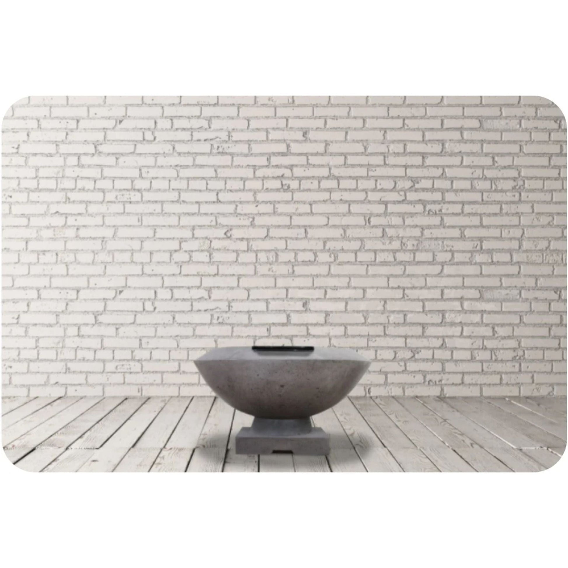 Prism Hardscapes Toscano 33" Coastal Glass Fiber Reinforced Cement Water Bowl