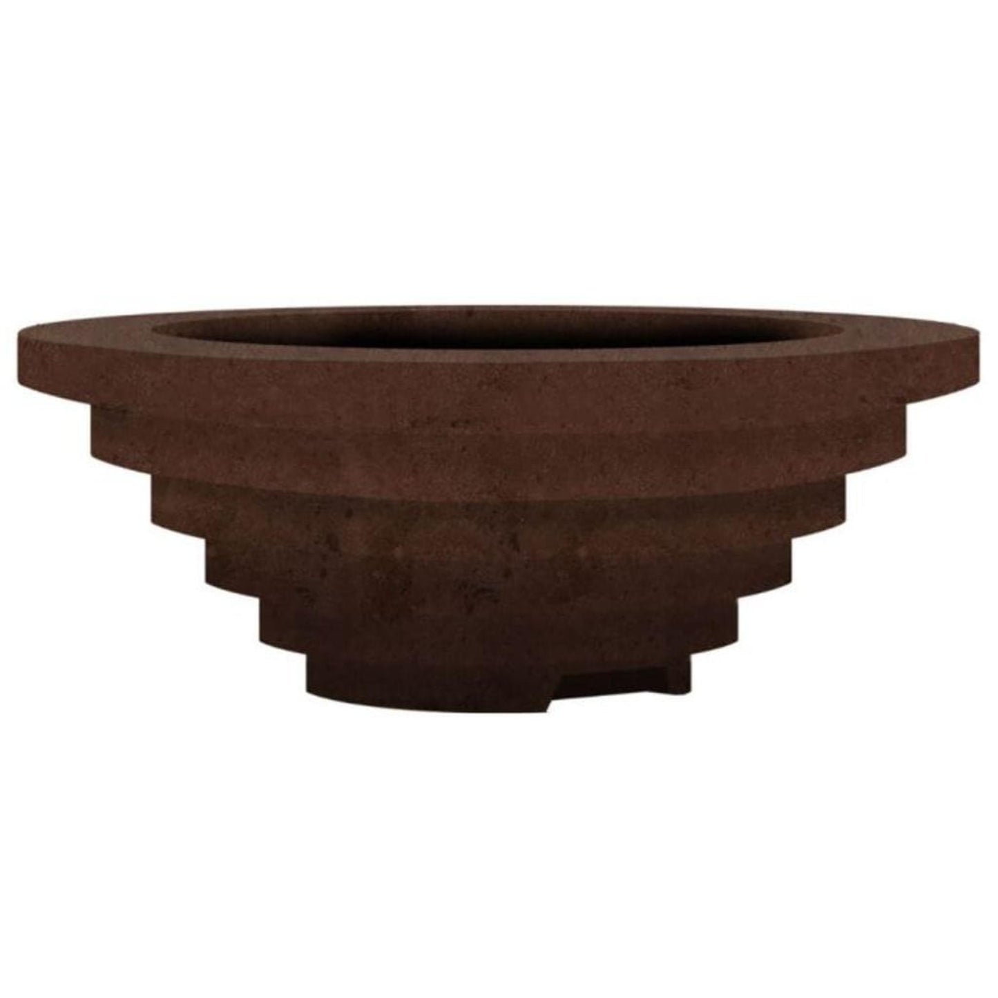 Prism Hardscapes Triton 48" Café Round Glass Fiber Reinforced Cement Liquid Propane Fire Pit Bowl