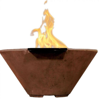 Prism Hardscapes Verona 32" Café Match-Lit Natural Gas Fire Bowl