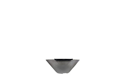 Prism Hardscapes Verona Small 33" Natural Concrete Propane Gas Fire Bowl With Match Lit Ignition