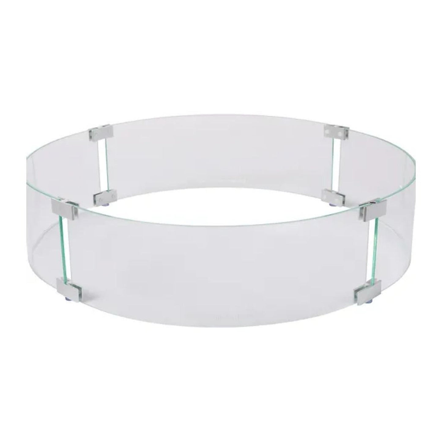 PyroMania 25" Round Glass Wind Guard for Fire Tables
