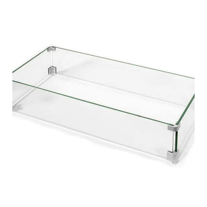 PyroMania 35" Glass Wind Guard for Moderne Fire Table