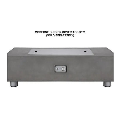 PyroMania 35" Rectangle Aluminum Burner Cover for Moderne Fire Table