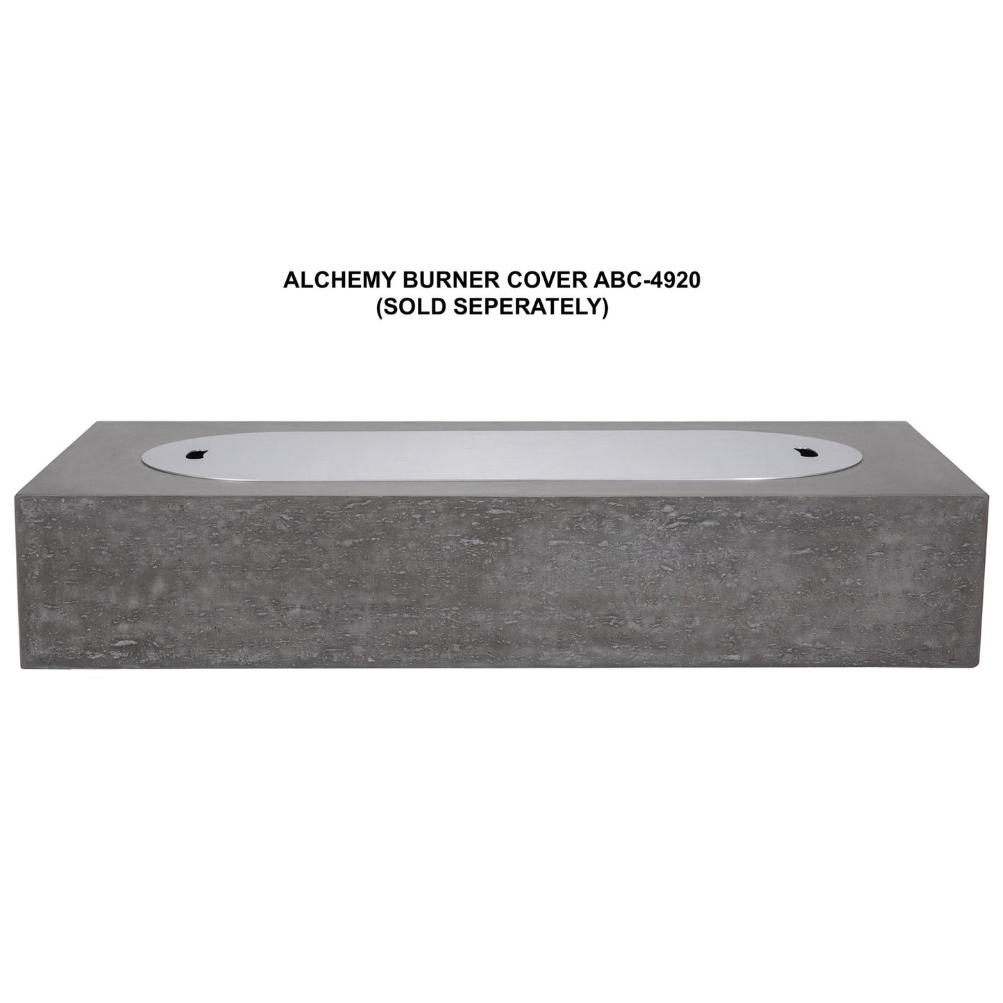 PyroMania Alchemy 60" Slate Gray Finish Natural Gas Outdoor Rectangular Fire Table