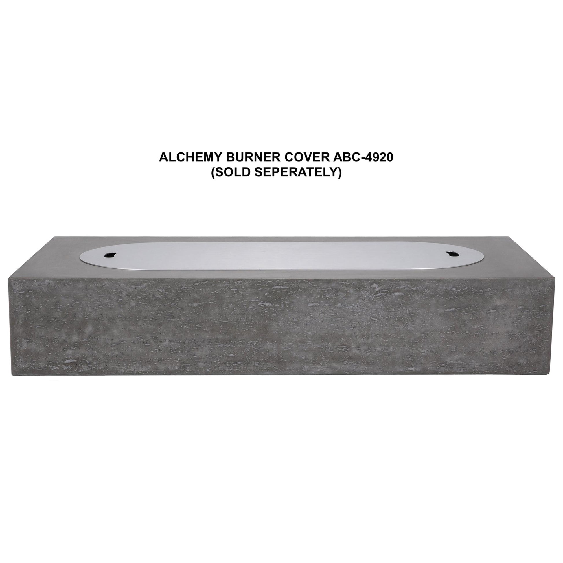 PyroMania Alchemy 60" Slate Gray Finish Natural Gas Outdoor Rectangular Fire Table