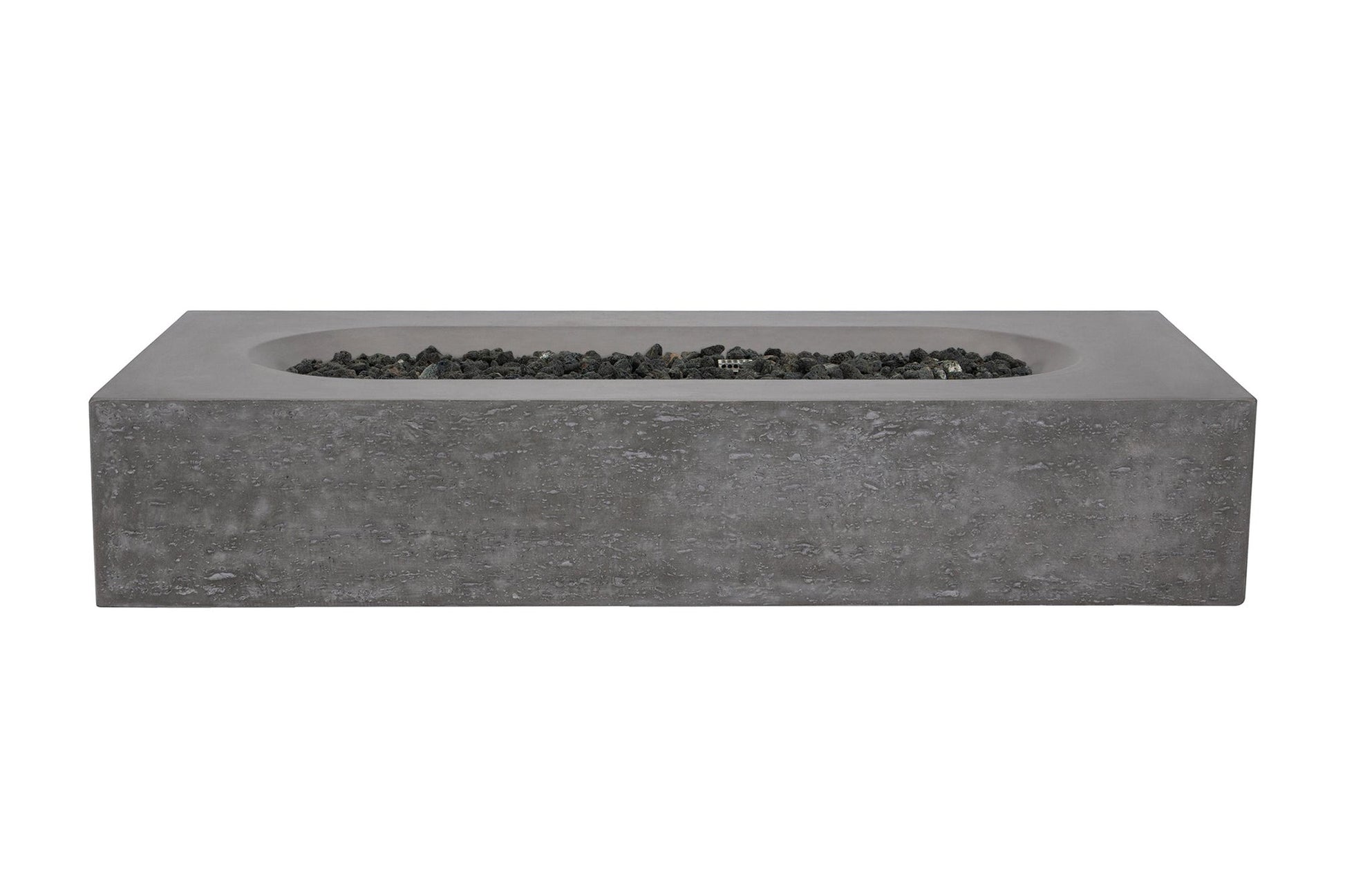 PyroMania Alchemy 60" Slate Gray Finish Natural Gas Outdoor Rectangular Fire Table