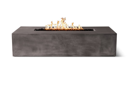 PyroMania Brut 60" x 30" Charcoal Finish Liquid Propane Rectangle Fire Pit Table