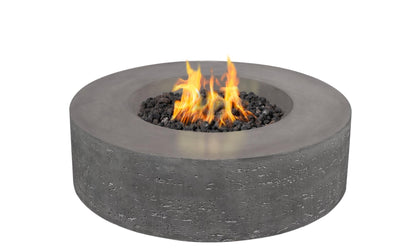 PyroMania Genesis 41" Slate Gray Finish Natural Gas Outdoor Round Fire Table