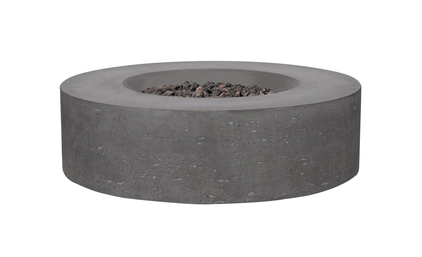 PyroMania Genesis 41" Slate Gray Finish Natural Gas Outdoor Round Fire Table