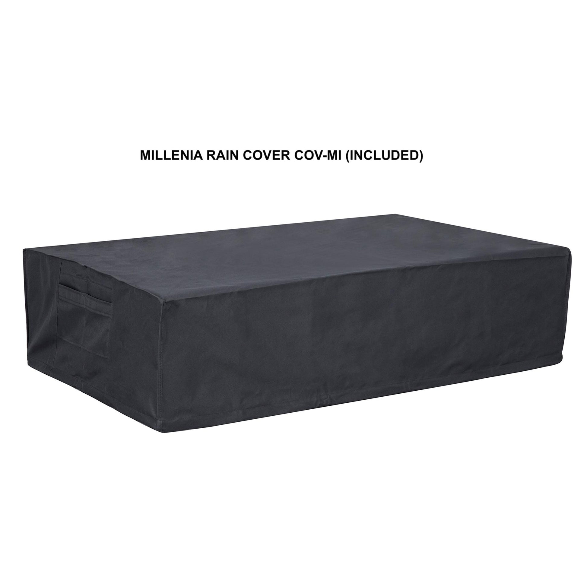 PyroMania Millenia 48" Charcoal Finish Natural Gas Outdoor Rectangular Fire Table
