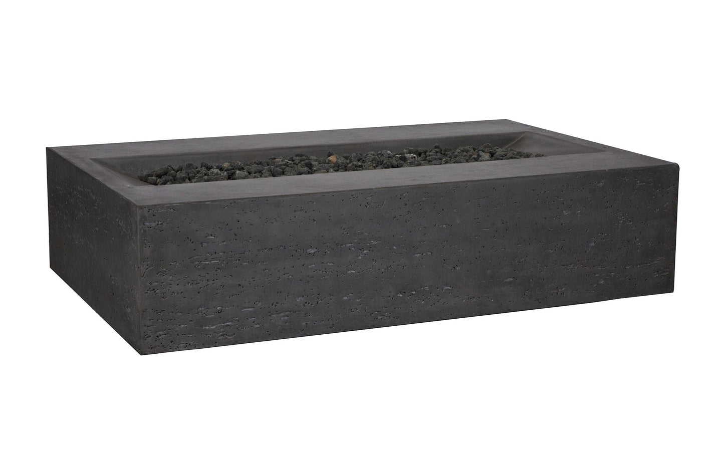 PyroMania Millenia 48" Charcoal Finish Natural Gas Outdoor Rectangular Fire Table