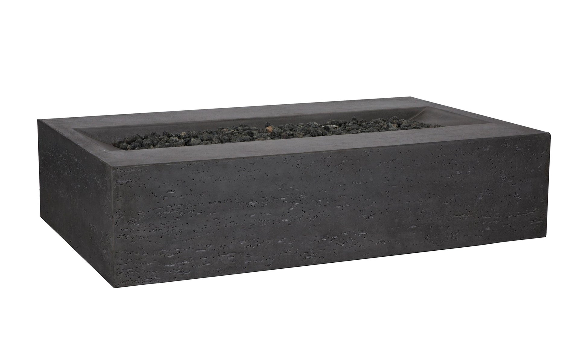 PyroMania Millenia 48" Charcoal Finish Natural Gas Outdoor Rectangular Fire Table