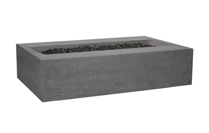 PyroMania Millenia 48" Slate Gray Finish Natural Gas Outdoor Rectangular Fire Table