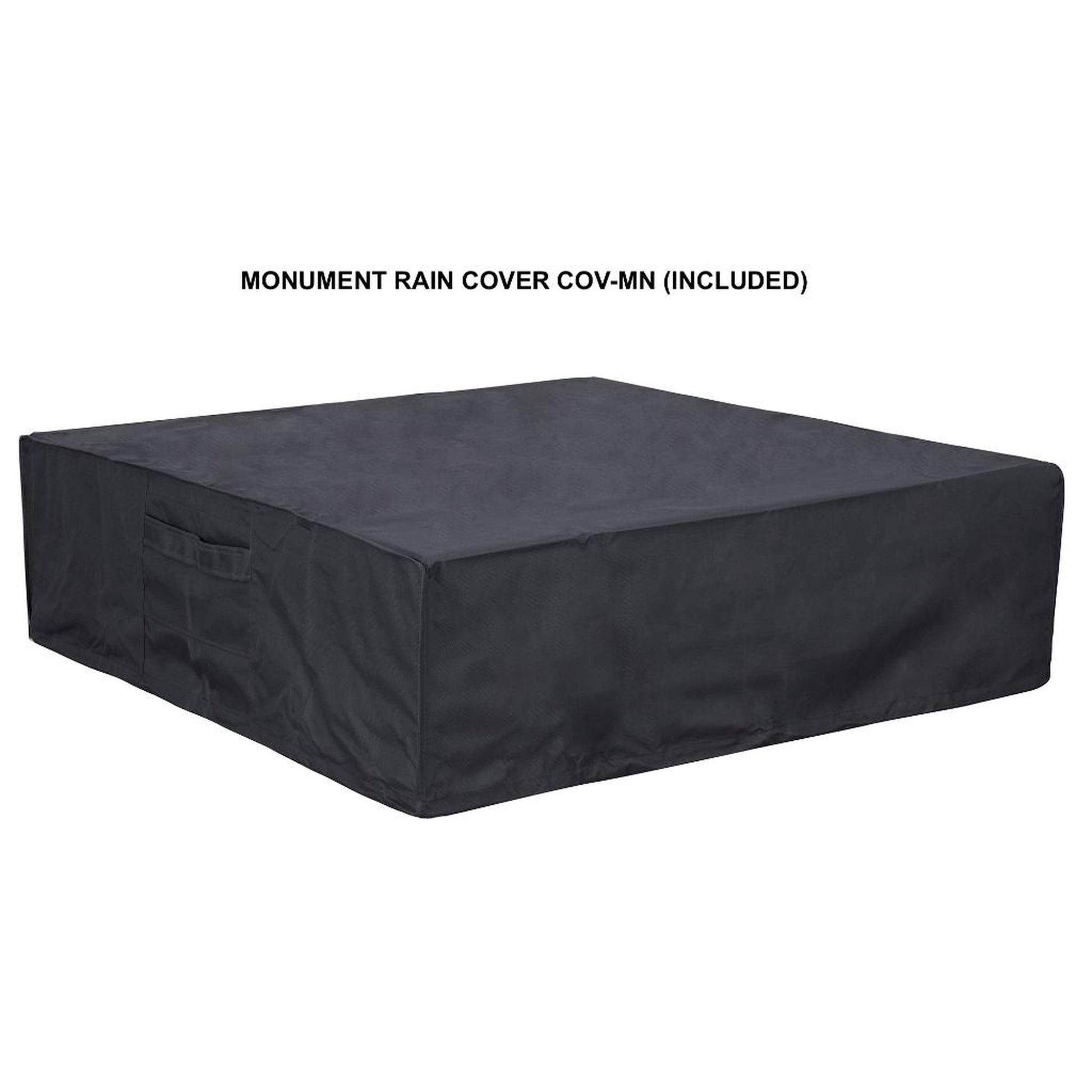 PyroMania Monument 41" x 41" Slate Gray Finish Natural Gas Outdoor Square Fire Table
