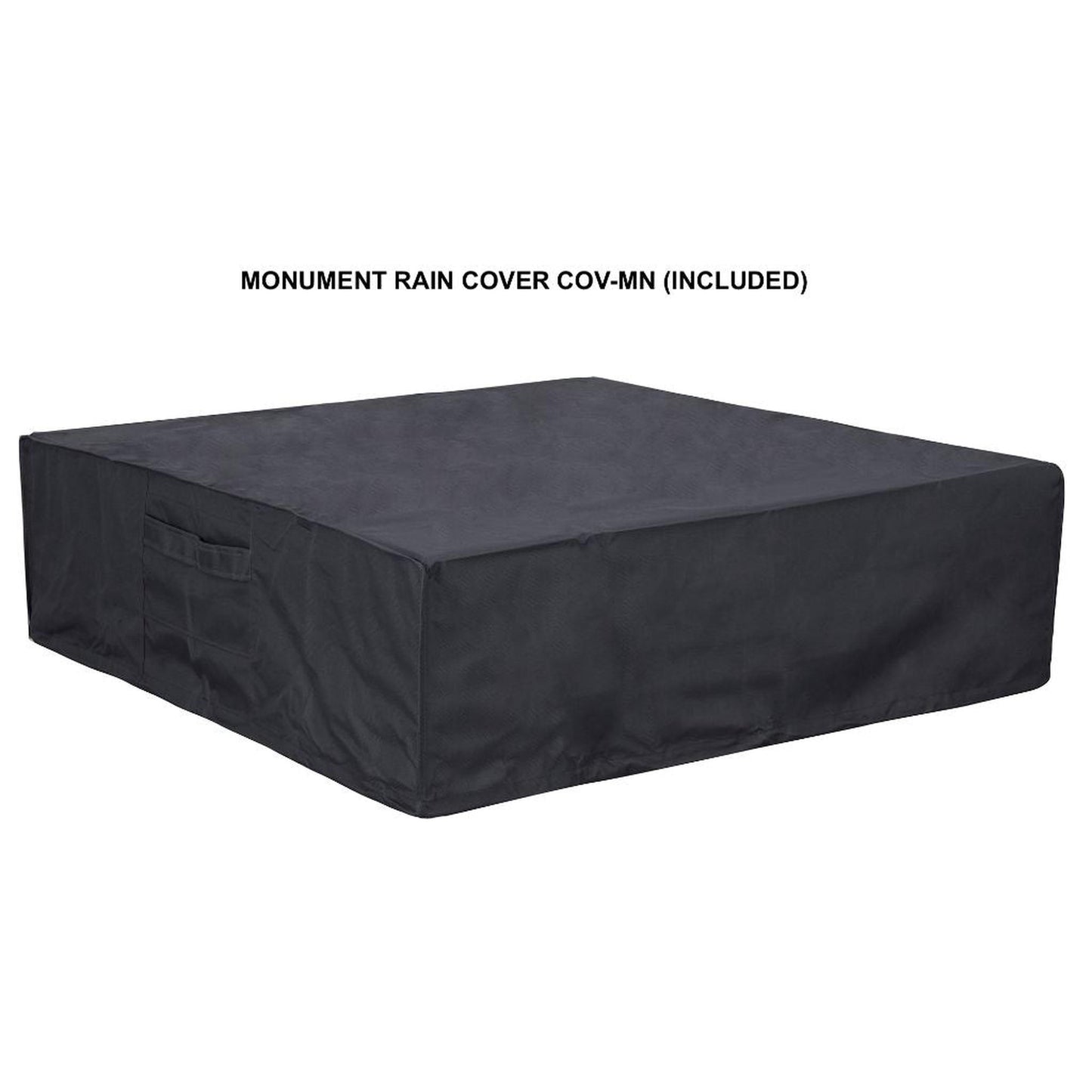 PyroMania Monument 41" x 41" Slate Gray Finish Propane Gas Outdoor Square Fire Table
